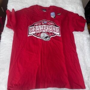 Ohio State Buckeyes Champions 2014 Big‎ Ten Football T-Shirt Adult Large Red
